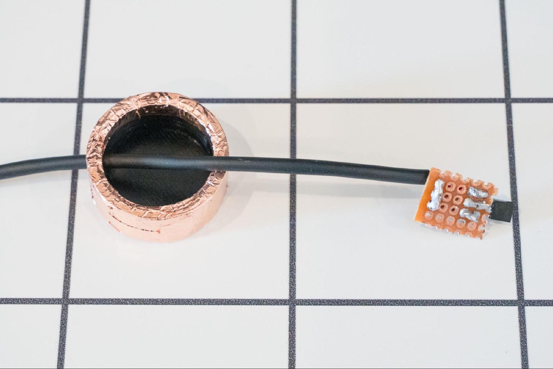 Completed cable connection
